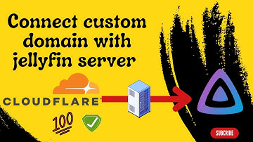 Quickly Set Up Custom Domain for Jellyfin Webserver with Cloudflare Tunnel. #cloudflare #jellyfin .