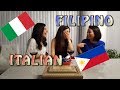 Similarities between Italian and Filipino