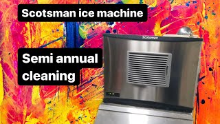 Scotsman ice machine cleaning
