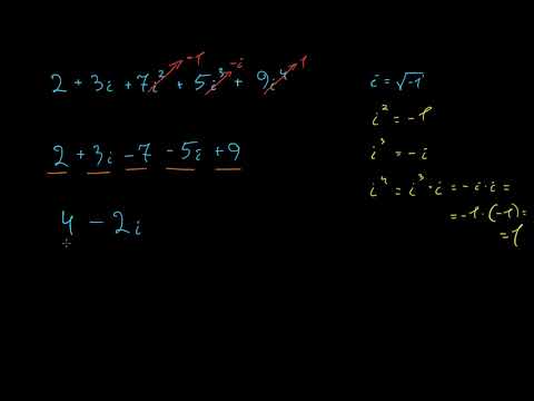 კომპლექსური რიცხვების კლასიფიკაცია (მაგალითი)