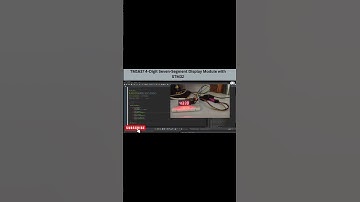 TM1637 4 Digit Seven Segment Display Module with STM32 Blue Pill Board STM32F103C8T6. #shortsfeed