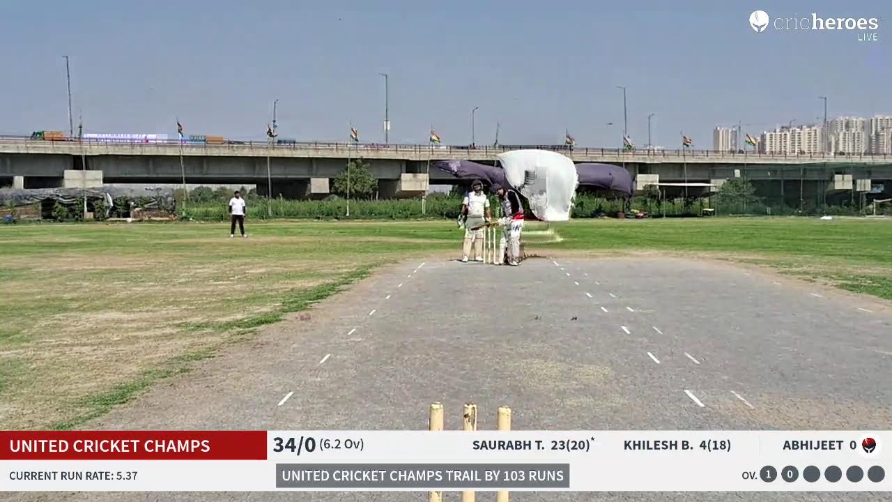 Old School Cricket Club vs UNITED CRICKET CHAMPS Live Cricket Match ...
