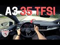 AUDI A3 35 TFSI 8Y 150 HP POV | AUTOBAHN Acceleration NO SPEED LIMIT