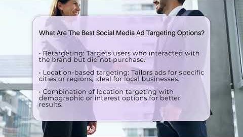 What Are The Best Social Media Ad Targeting Options? - Everyday-Networking