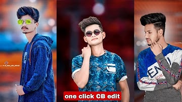 just one click CB editing secret trick 🔥||best photo editing app 2022