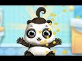 Kids Learning Video - Panda Lu Lu Baby Care Panda House Care Bath Time, Feeding
