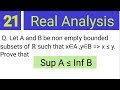 21. Real Analysis || S.K.Mapa Example  || Question No : 6 || By Sarfaraj Sir.