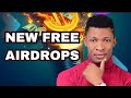 New free  airdrops this week  simple tap cybase duckcoin xnovas iceberg make money online 