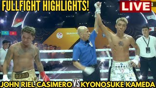 LATEST FIGHT: John Riel Casimero (PH) vs Kyonosuke Kameda (JAPAN) FULLFIGHT HIGHLIGHTS Oct.25,2025.