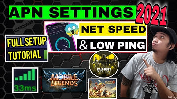 NEW GAMING APN SETTINGS LOW PING 2021