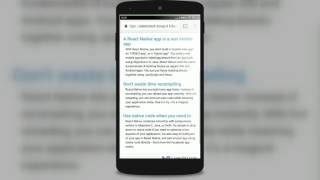 ReactNative REST API client demo
