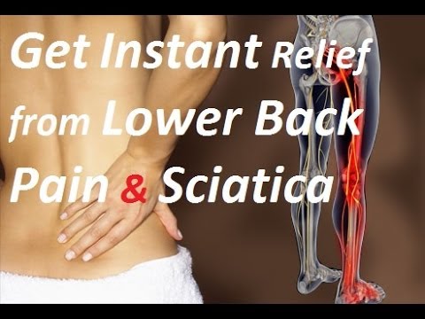 How to Get Rid of Pinched Nerve in Hip and Leg Sciatica - YouTube