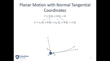8.4 Two Dimensional Motion with Normal-Tangential Coordinates