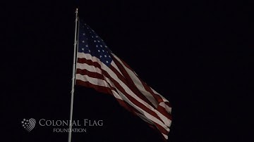 How to Fly the US Flag at Night