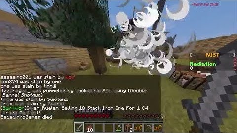 Minecraft RUST V2  BATTLE AND LOOTING episod 3     2017