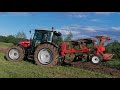 Massey Ferguson 6713 + плуг Оптикон А4 на цілині 50 років