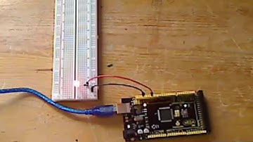 "LED Blinking" Arduino Mega R3