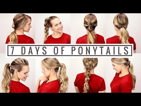 7 Days of Ponytails!