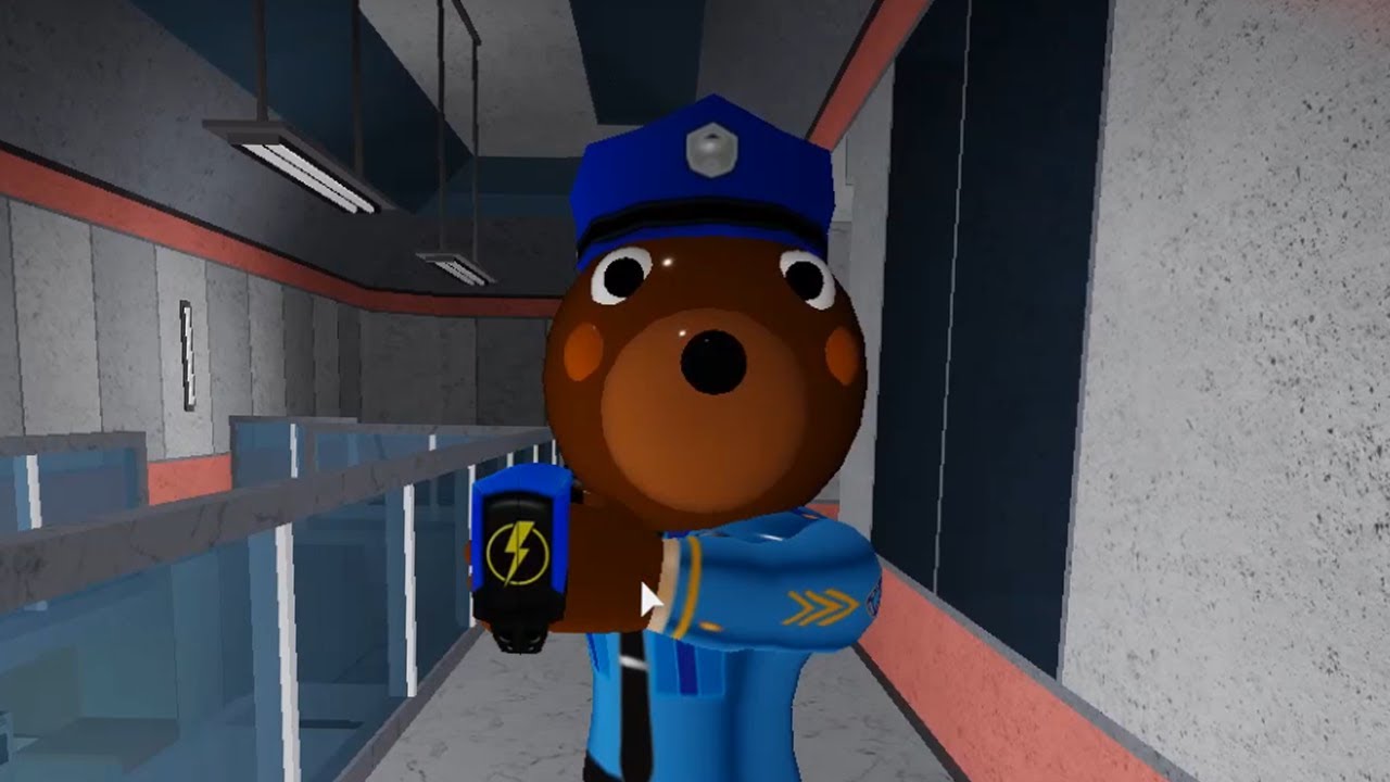 Roblox Piggy 2 Officer Doggy Jumpscare Roblox Piggy Roleplay Youtube - roblox officer doggy piggy book 2