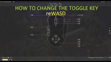 How to change the TOGGLE KEY/HOT KEY in reWASD.