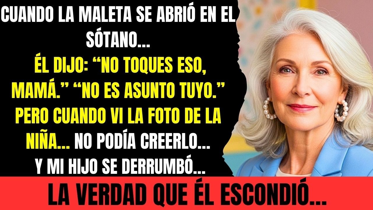 Una maleta olvidada en el sótano reveló algo que mi hijo escondía desde hace años