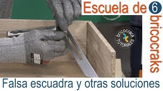 Escuela de bricolaje 6: ingletes con herramienta manual 2 (Bricocrack)