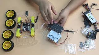 OSOYOO V2.1 Robot Car for Arduino Lesson 1 : Basic robot car assembly