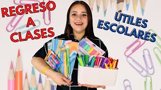 🖍 Mis útiles escolares de regreso a clases 2022 📒 material escolar para ir a la prepa🎒