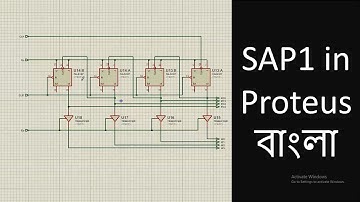 SAP1-How to design Program Counter(PC) & Instruction Register(IR) in proteus 8 Professional (Bangla)