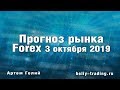 Прогноз форекс на 03.10.2019