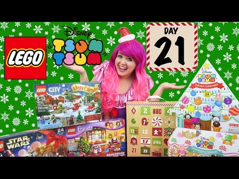 plushie Day 21 - LEGO & Tsum Tsum Advent Calendars 2016 | COUNTDOWN TO CHRISTMAS | KiMMi THE CLOWN