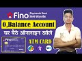 Fino Payment | Fino Payment Bank Acoount Open Kaise Kare | Fino Zero Balance Account Opning Process