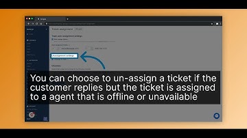 Guidde - Ticket assignment settings on Gorgias