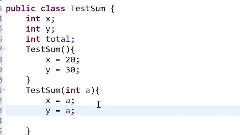 Constructor Overloading - 2  | Java Basics 23 | Java in Telugu