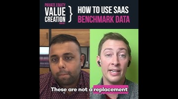 How To Interpret Benchmark Data for SaaS Companies #podcast #privateequity