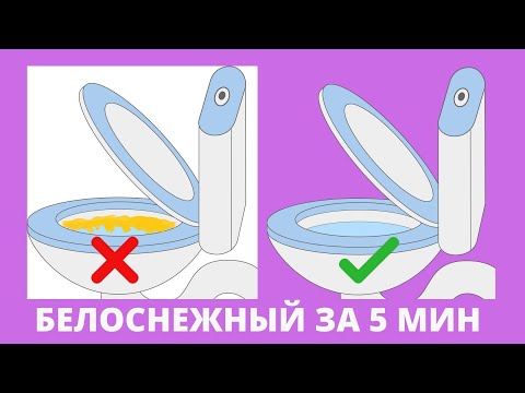 УНИТАЗ : как чистить от ИЗВЕСТКОВОГО налета / МОЧЕВОГО камня? Метод – ОГОНЬ 🔥🔥🔥