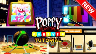 SECRET POPPY PLAYTIME FOREVER UPDATE?! How to use NEW Puzzle Mini Games