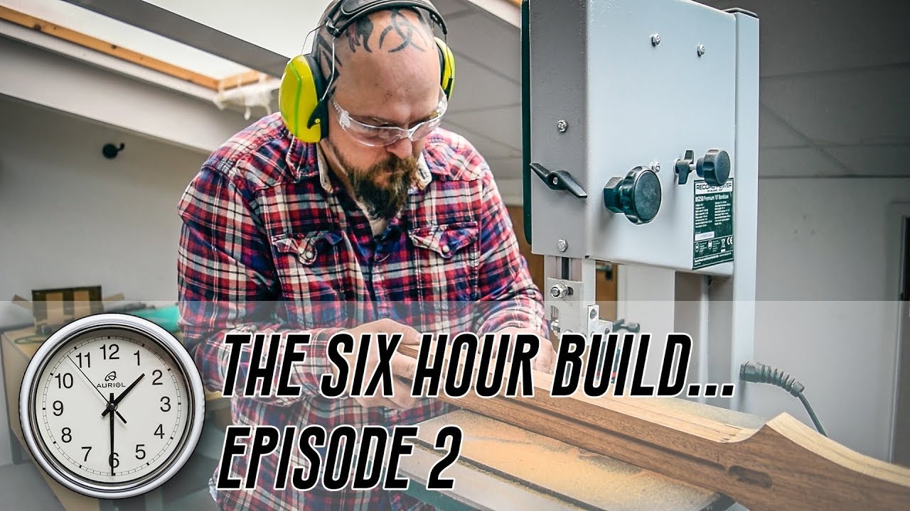 Ep 2 - A Luthier Builds a Whole Custom Guitar in SIX Hours.. from SCRATCH!