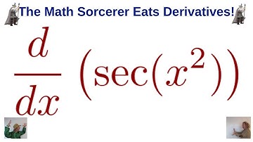 Derivative of h(x) = sec(x^2) using the Chain Rule