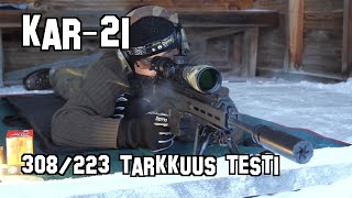 KAR 21 308/223 TARKKUUS TESTI