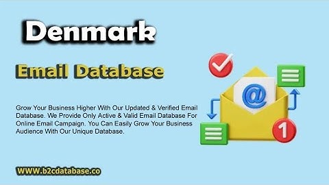 🔥100K Verified Denmark Email List for 2025 | Boost Your Marketing with Targeted Danish Leads