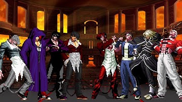 kof mugen Iori Yagami Team vs Random Team
