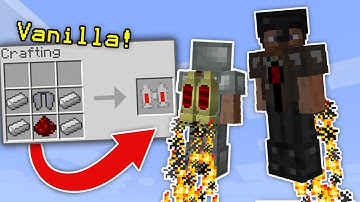 JETPACKS IN VANILLA MINECRAFT!!! - Command Block Creation (Pocket Edition, PS4, Xbox, Switch, PE)