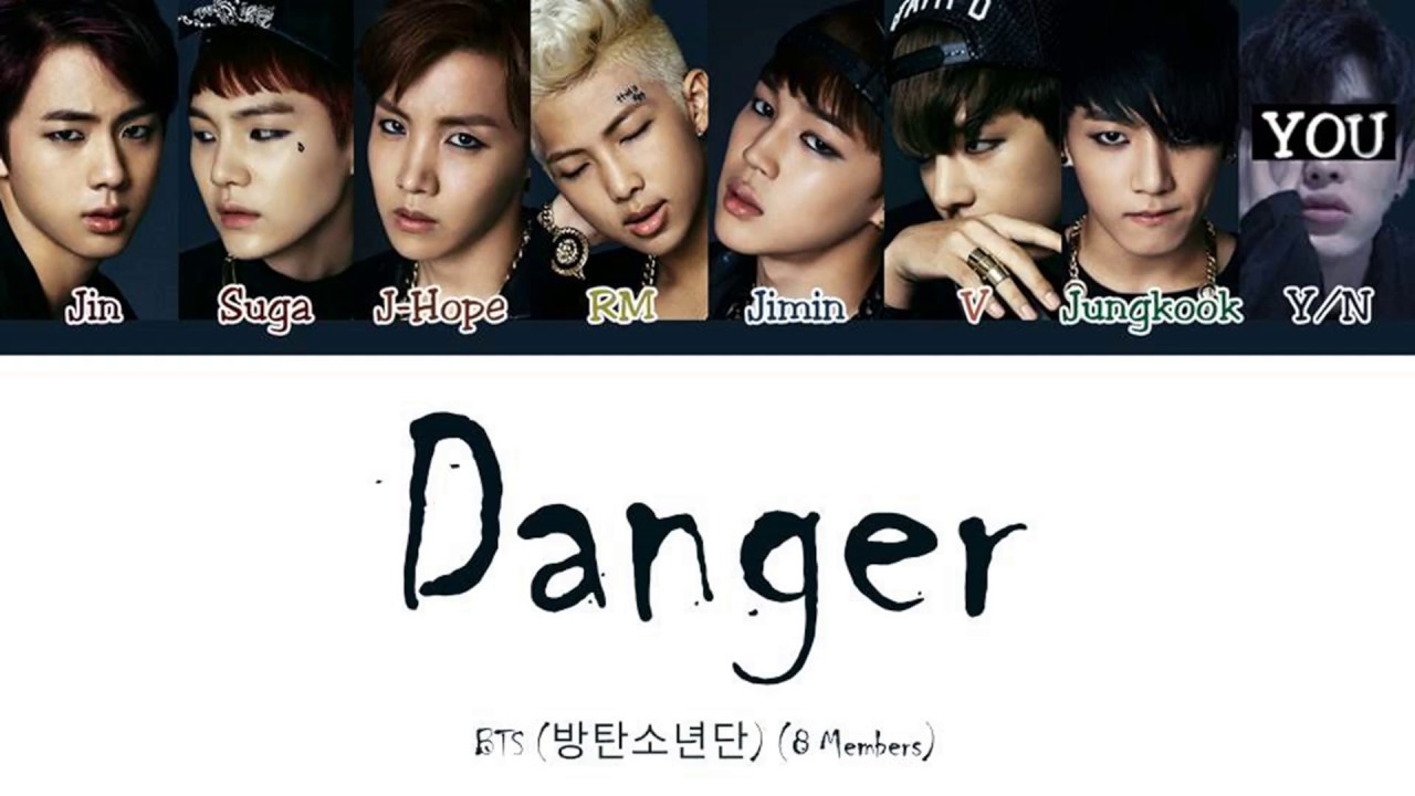 Members 8. БТС Color Coded. Danger Color. BTS Danger текст транскрипция.