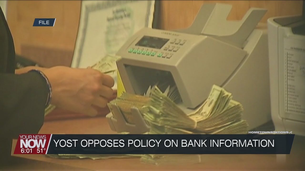 Ohio Attorney General opposes new federal policy on private bank information