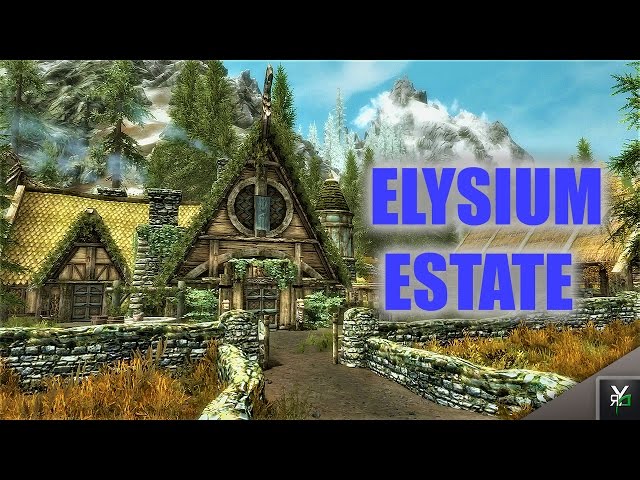 Probably the best player home mod in Skyrim, Elysium Estate : r/skyrim