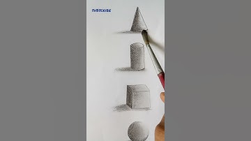 #shorts Easy 3D Shapes Drawing ! 3D Drawing !