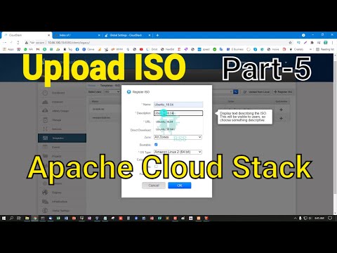 How To Upload ISO Advanced Zone Apache Cloud Stack Part-5