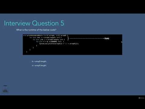 005 Question 5   Find Time Complexity for Given Method