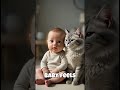 🐱👶 What Happens When a Cat Sits Quietly on a Baby’s Lap 💞 #petcare #facts #petcareprovider #cat